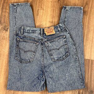 Vintage Levis 501 Stone Acid Washed 80s Jeans Button fly